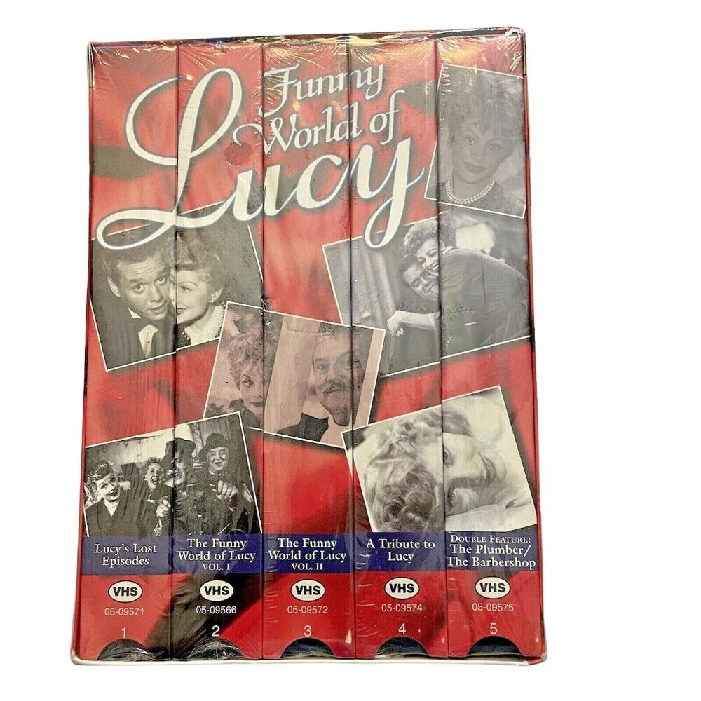 I Love Lucy Show Funning World  VHS Tapes Boxed Set Series Original Factory Seal
